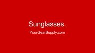 Sunglasses - YourGearSupply