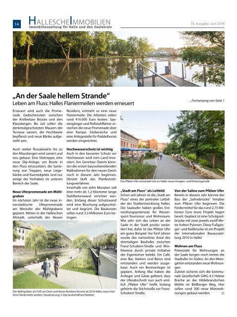 Hallesche Immobilienzeitung Ausgabe 74 Juni 2018