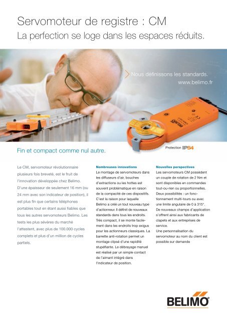 Servomoteur électrique - Belimo SV230A-TPC - Mouvement linéaire, ToR