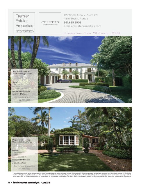 June 2018 Palm Beach Real Estate Guide