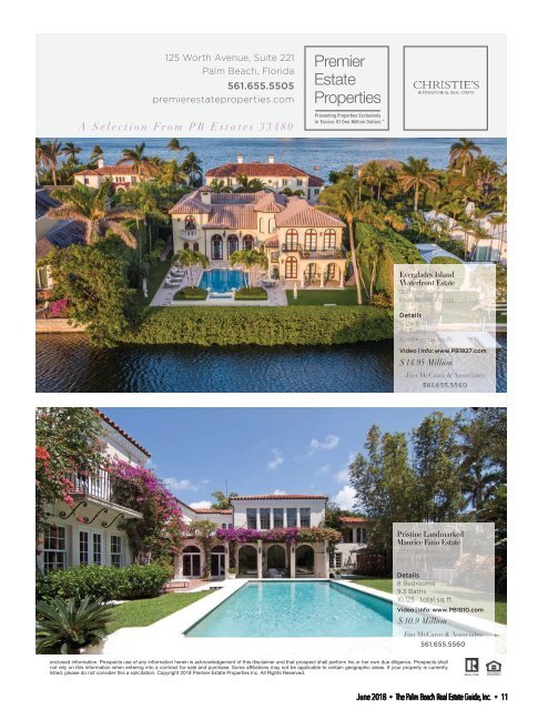 June 2018 Palm Beach Real Estate Guide