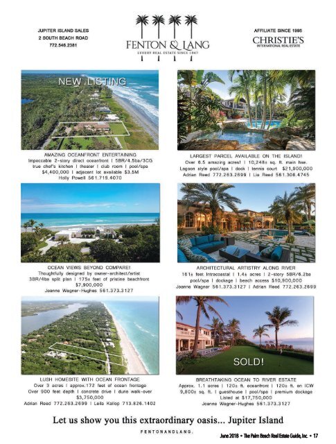 June 2018 Palm Beach Real Estate Guide