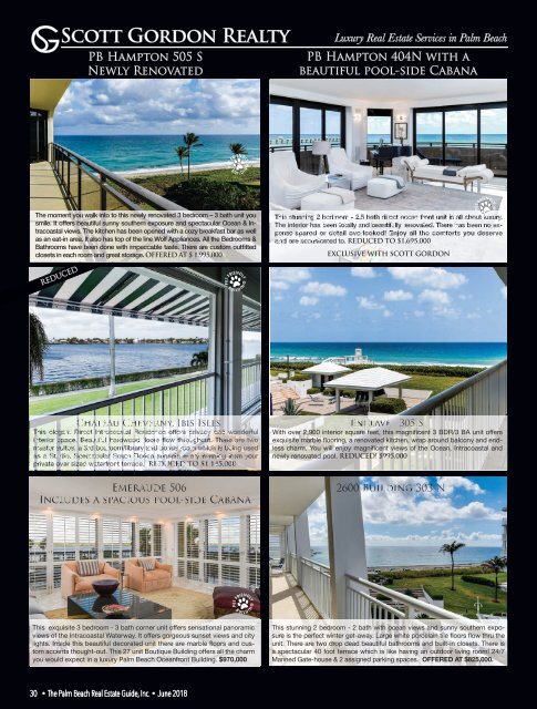 June 2018 Palm Beach Real Estate Guide