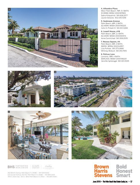 June 2018 Palm Beach Real Estate Guide