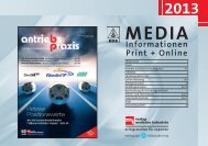 Informationen Print + Online - antriebspraxis