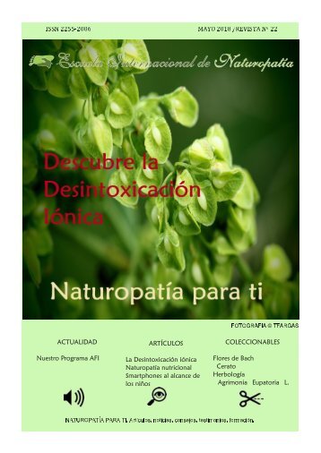 Revista Naturopatia para ti  num 22