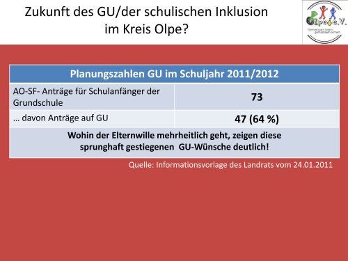 "Auf dem Weg zur Inklusion" (Informationsvortrag als PDF