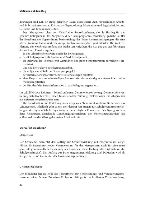 Die gute gesunde Schule gestalten - Anschub.de