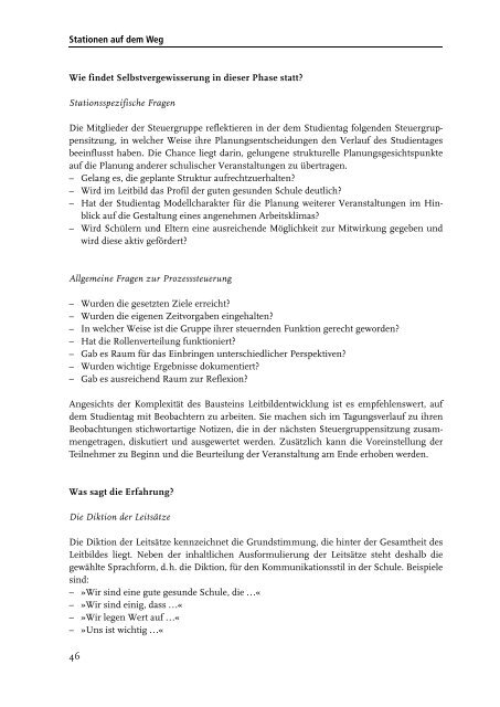 Die gute gesunde Schule gestalten - Anschub.de