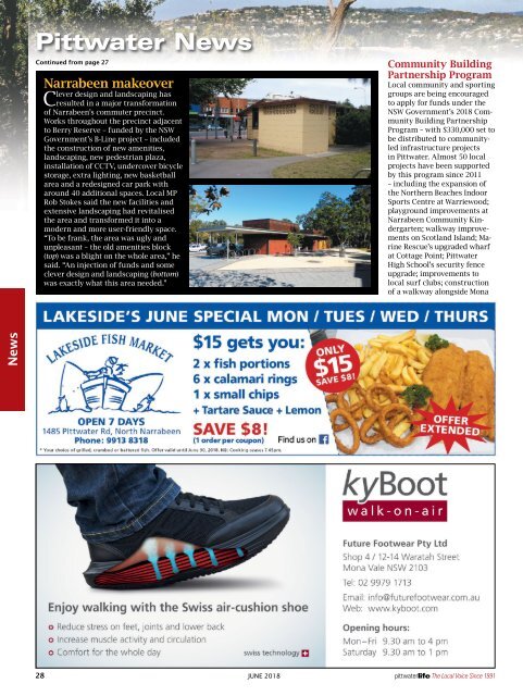 Pittwater Life June 2018 Issue