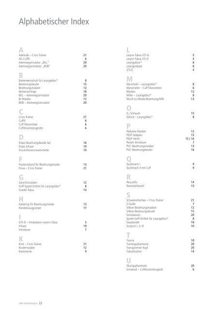 636KAT002D Produktkatalog Notfallmedizin