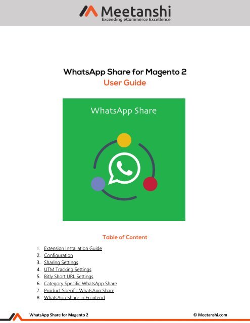 Magento 2 WhatsApp Share