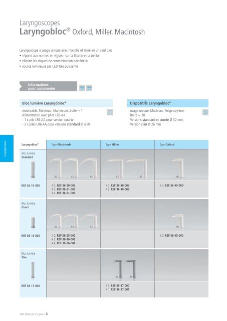 636KAT002F Catalogue Produits Médecine d&#039;urgence