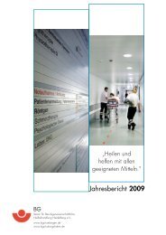 2009 - Berufsgenossenschaftliche Unfallklinik - Tübingen