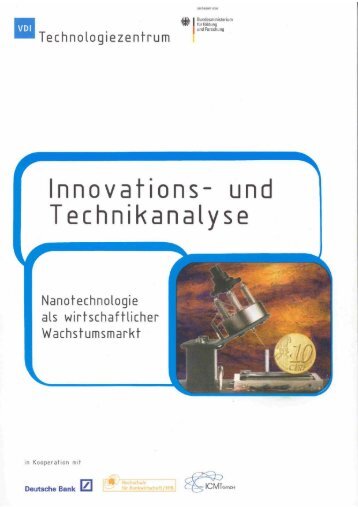 Nanotechnologie als wirtschaftlicher Wachstumsmarkt - nanoTruck ...
