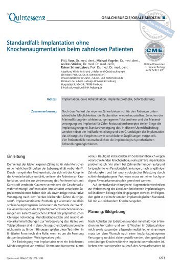 Artikel lesen - Zahnarzt-Praxis Dr. Vogeler in Freiburg