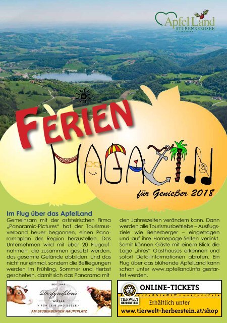 Ferienmagazin 2018 für Homepage