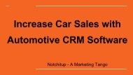 Increase Car Sales with Automotive CRM Software