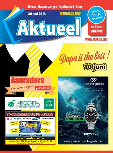 Editie Ninove 30 mei 2018