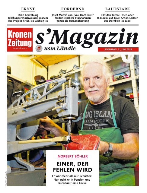 s'Magazin usm Ländle, 03. Juni 2018