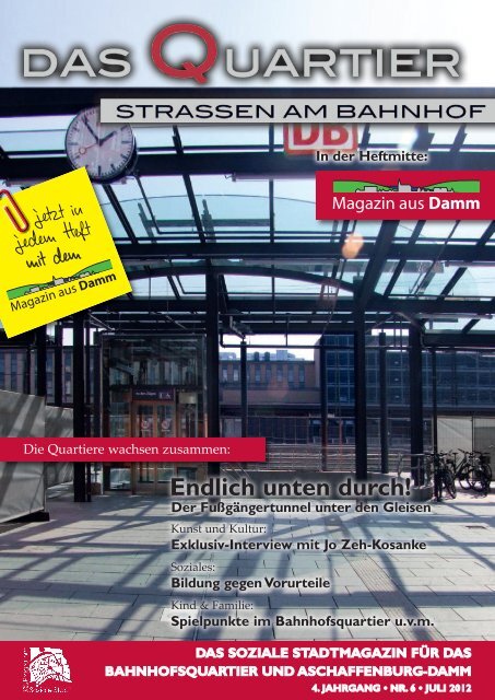 1. Quartierszeitung für Bahnhof und Damm 2012 - Sozialen Stadt ...