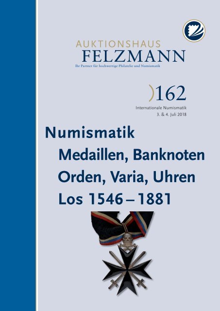 Auktion162-07-Numismatik_Medaillen_Orden_Varia