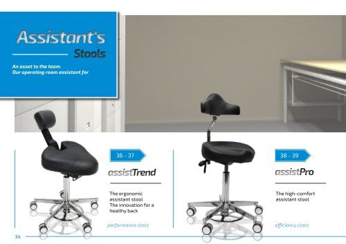 Product Guide Surgeon's Chairs