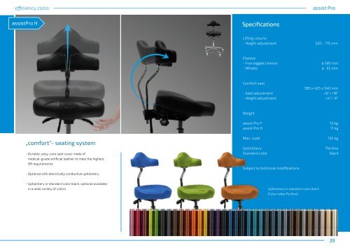 Product Guide Surgeon's Chairs