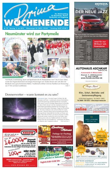 Prima Wochenende 22 2018