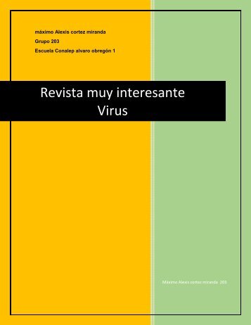 trabajo de virus