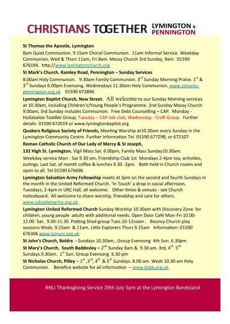 The Lymington Directory June July 2018