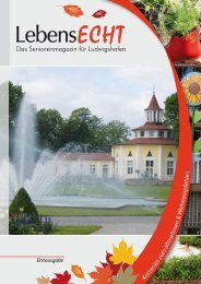 Erstausgabe LebensECHT, Ludwigshafen