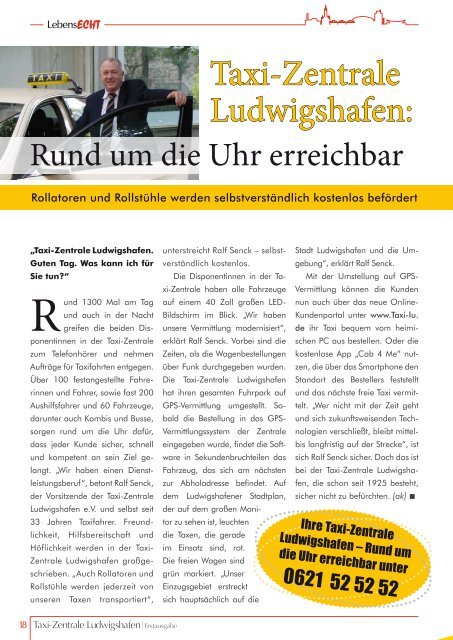 Erstausgabe LebensECHT, Ludwigshafen