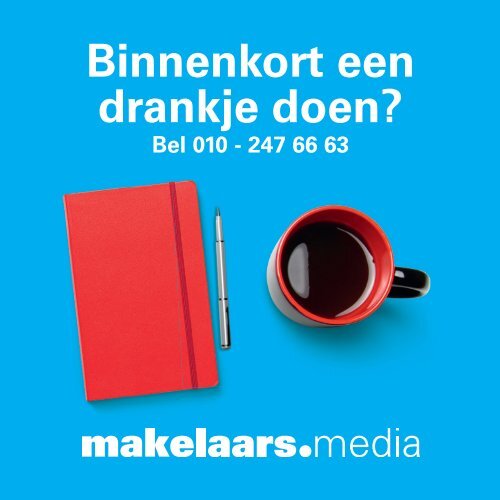 Binnenkort een drankje doen? www.makelaars.media