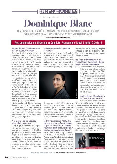 Gaumont Pathé! Le mag - Juin 2018