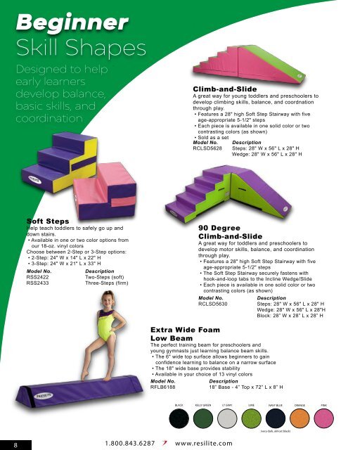 2018-2019 Gymnastics Catalog