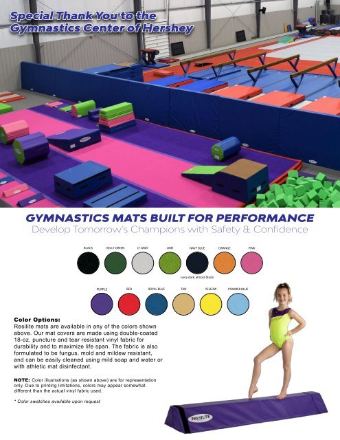 2018-2019 Gymnastics Catalog