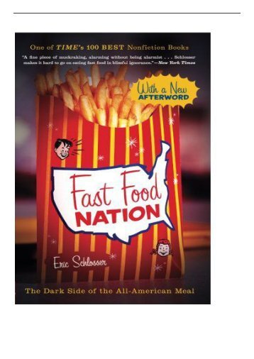 [PDF] Download Fast Food Nation The Dark Side of the All-American Meal Full pages