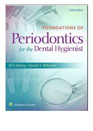 [PDF] Download Foundations of Periodontics for the Dental Hygienist Full pages