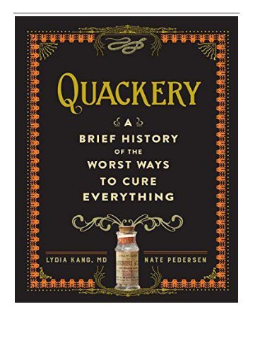 [PDF] Download Quackery Full Books