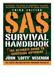 [PDF] Download SAS Survival Handbook Third Edition The Ultimate Guide to Surviving Anywhere Full ePub