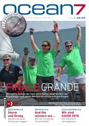 Alpe Adria Sailing Week 2018 – End-Ergebnisse