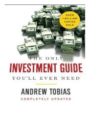 [PDF] Download The Only Investment Guide You'll Ever Need Full ePub