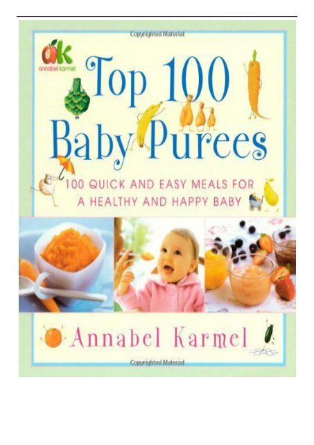 top 100 baby purees