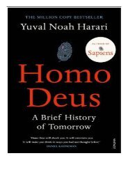 [PDF] Homo Deus A Brief History of Tomorrow Full Ebook