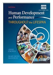 [PDF] Human Development and Performance Throughout the Lifespan Full Books