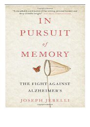 [PDF] In Pursuit of Memory The Fight Against Alzheimer's Full Books
