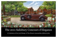 The 2011 Salisbury Concours d'Elegance