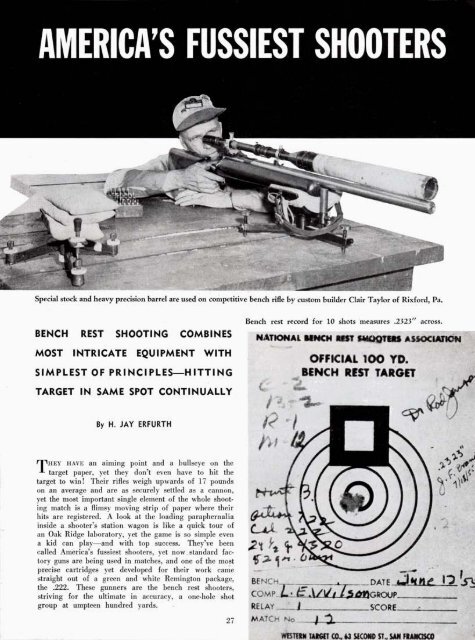 GUNS Magazine January 1956