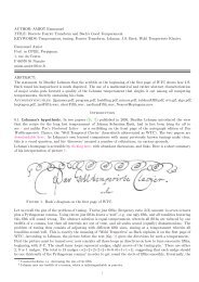 Discrete Fourier Transform and Bach's Good Temperament ... - Free